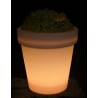 24" LED Flower Pot - Yellow