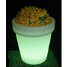 24" LED Flower Pot - Green