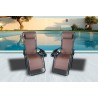 Zero Gravity Recliner/Lounger with Cup Holder - Brown  - Zero Gravity Recliner/Lounger with Cup Holder - Brown 