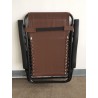 Zero Gravity Recliner/Lounger with Cup Holder - Brown - Folded - Zero Gravity Recliner/Lounger with Cup Holder - Brown - Folded