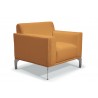 Vania Chair In Leather Cuoio - Vania Chair In Leather Cuoio
