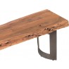Bent Bench Large Smoked - Back Edge - Bent Bench Large Smoked - Back Edge