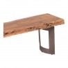 Moe's Home Collection Bent Extra Small Bench - Smoked - Moe's Home Collection Bent Extra Small Bench - Smoked