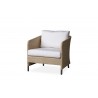 Verona Lounge Chair in Wheat - Angled