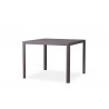 Verona 39"5" Square Umbrella Dining Table - Angled