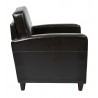 Venus Club Chair - Espresso - Side - Venus Club Chair - Espresso - Side