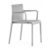 Injected Molded Polypropylene and Fiberglass Frame Chair - VOLT-A - Grey - Injected Molded Polypropylene and Fiberglass Frame Chair - VOLT-A - Grey