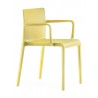 Injected Molded Polypropylene and Fiberglass Frame Chair - VOLT-A - Yellow - Injected Molded Polypropylene and Fiberglass Frame Chair - VOLT-A - Yellow