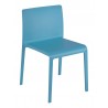 Injected Molded Polypropylene and Fiberglass Frame Chair - VOLT-S - Blue - Injected Molded Polypropylene and Fiberglass Frame Chair - VOLT-S - Blue