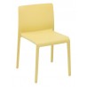 Injected Molded Polypropylene and Fiberglass Frame Chair - VOLT-S - Yellow - Injected Molded Polypropylene and Fiberglass Frame Chair - VOLT-S - Yellow