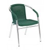 Anodized Aluminum Frame Arm Chair - W-21 - Green - Anodized Aluminum Frame Arm Chair - W-21 - Green