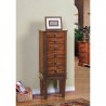 W-Unlimited Bedford Jewelry Armoire with Coffee Lining- Lifestyle - W-Unlimited Bedford Jewelry Armoire with Coffee Lining- Lifestyle