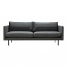 Moe's Home Collection Raphael Sofa - Front - Anthracite - Moe's Home Collection Raphael Sofa - Front - Anthracite