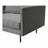 Moe's Home Collection Raphael Sofa - Legs - Anthracite - Moe's Home Collection Raphael Sofa - Legs - Anthracite