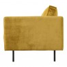 Moe's Home Collection Raphael Sofa - Side - Mustard - Moe's Home Collection Raphael Sofa - Side - Mustard