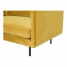 Moe's Home Collection Raphael Sofa - Legs - Mustard - Moe's Home Collection Raphael Sofa - Legs - Mustard