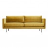 Moe's Home Collection Raphael Sofa - Front - Mustard - Moe's Home Collection Raphael Sofa - Front - Mustard