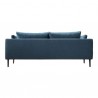 Moe's Home Collection Raval Sofa - Rear - Dark Blue - Moe's Home Collection Raval Sofa - Rear - Dark Blue