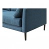 Moe's Home Collection Raval Sofa - Legs - Dark Blue - Moe's Home Collection Raval Sofa - Legs - Dark Blue