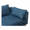 Moe's Home Collection Raval Sofa - Arm - Dark Blue - Moe's Home Collection Raval Sofa - Arm - Dark Blue