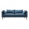 Moe's Home Collection Raval Sofa - Front - Dark Blue - Moe's Home Collection Raval Sofa - Front - Dark Blue