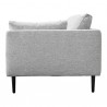Moe's Home Collection Raval Sofa - Side - Light Grey - Moe's Home Collection Raval Sofa - Side - Light Grey