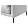 Moe's Home Collection Raval Sofa - Legs - Light Grey - Moe's Home Collection Raval Sofa - Legs - Light Grey