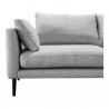 Moe's Home Collection Raval Sofa - Half - Light Grey - Moe's Home Collection Raval Sofa - Half - Light Grey