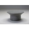 Boracay 36" Round Coffee Table Grey Epoxy/White Solid SurfaceBoracay 36" Round Coffee Table Grey Epoxy/White Solid Surface - Boracay 36" Round Coffee Table Grey Epoxy/White Solid SurfaceBoracay 36" Round Coffee Table Grey Epoxy/White Solid Surface