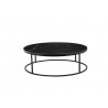 Onix 39" Round Coffee Table - Black - Onix 39" Round Coffee Table - Black
