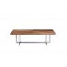Remi Rectangular Coffee Table Natural Walnut - Front - Remi Rectangular Coffee Table Natural Walnut - Front
