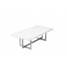 Remi Rectangular Coffee Table High Gloss White - Angled View - Remi Rectangular Coffee Table High Gloss White - Angled View