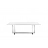 Remi Rectangular Coffee Table High Gloss White - Top Angled Front - Remi Rectangular Coffee Table High Gloss White - Top Angled Front