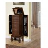 Trésor Jewelry Armoire - Coffee - Open - Trésor Jewelry Armoire - Coffee - Open