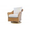 Weekend Retreat Swivel Glider Lounge Chair  - Angled