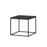 Onix 19" Square End Table Black - Side Angle - Onix 19" Square End Table Black - Side Angle