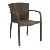 Hand Woven PE Synthetic Wicker Arm Chair - WIC-05 - Hand Woven PE Synthetic Wicker Arm Chair - WIC-05