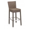 Florida Seating Hand Woven PE Synthetic Wicker Over Aluminum Aluminum Frame Barstool - WIC-07B - Indo - Florida Seating Hand Woven PE Synthetic Wicker Over Aluminum Aluminum Frame Barstool - WIC-07B - Indo