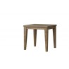 Wildwood 23.5" Square Teak End Table - Angled - Wildwood 23.5" Square Teak End Table - Angled