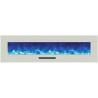 Blue Flame with white Frame - Blue Flame with white Frame