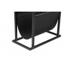 Onix Magazine Rack In Black - Leg Details
