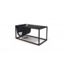 Reception Magazine Rack - Black