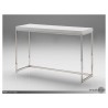 Kube Sofa Table High Gloss White - Studio Shoot - Kube Sofa Table High Gloss White - Studio Shoot