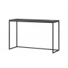 Onix Sofa Table Black Nero Marquina Marble - Angled - Onix Sofa Table Black Nero Marquina Marble - Angled