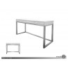 Palco Sofa Table High Gloss White - Different Angles - Palco Sofa Table High Gloss White - Different Angles