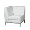 Wall Street Corner Chair - White - Wall Street Corner Chair - White