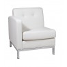 Wall Street Corner Chair - White - Wall Street Corner Chair - White