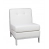 Wall Street Armless Chair - White - Wall Street Armless Chair - White
