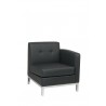 Wall Street Arm Chair RAF - Black - Wall Street Arm Chair RAF - Black