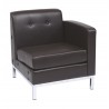 Wall Street Arm Chair RAF - Espresso - Wall Street Arm Chair RAF - Espresso